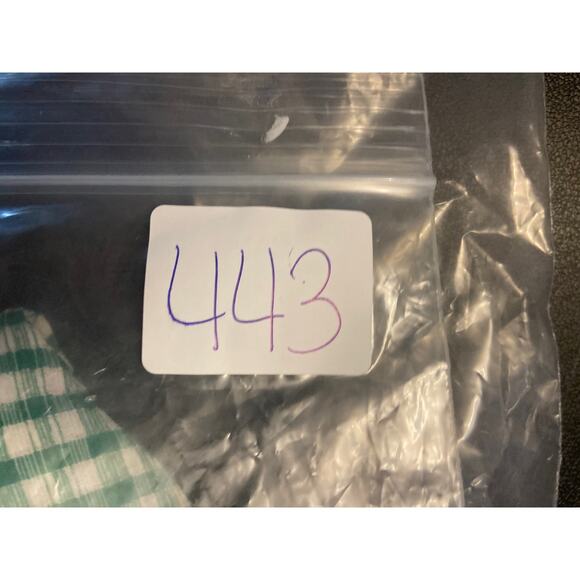 Cato One Shoulder Ruffle Blouse Top Women Size Medium Green Gingham Stretch - Picture 11 of 12